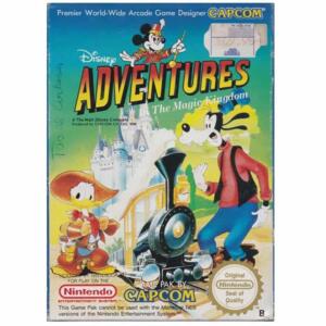Adventures in Magic Kingdom (scn) m. kasse (slidt) og manual (skadet) (NES)