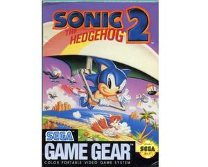Sonic the Hedgehog 2 m. kasse og manual (Game Gear)