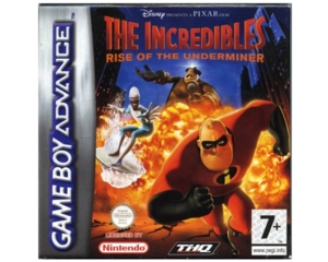 Incredibles, The : Rise of the Underminer m. kasse og manual (GBA)