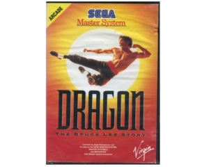 Dragon : The Bruce Lee Story m. kasse og manual (SMS)