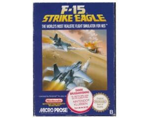 F-15 Strike Eagle (scn) m. kasse og manual (NES)