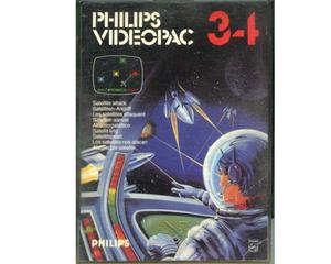 #34 Satellite Attack m. kasse og manual