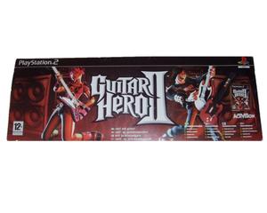 Guitar Hero II m. Guitar (m. ledning) (PS2)