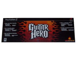 Guitar Hero m. Guitar (m. ledning) (PS2)