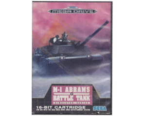 M1 Abrams Battle Tank m. kasse og manual (SMD)