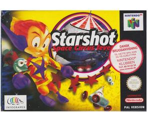Starshot Space Circus Fever m. kasse og manual (N64)
