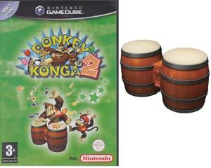 Donkey Konga 2 m. bongoer (GameCube)