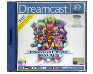 Phantasy Star Online m. kasse (Dreamcast)