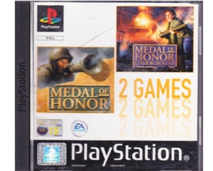 Medal of Honor / Medal of Honor : Underground u. manual (PS1)