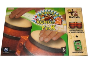 Donkey Konga 2 m. bongoer (komplet) (GameCube)