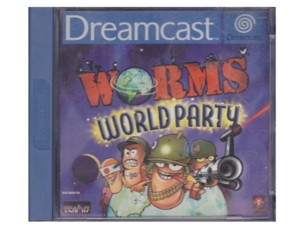 Worms World Party m. kasse og manual (Dreamcast)