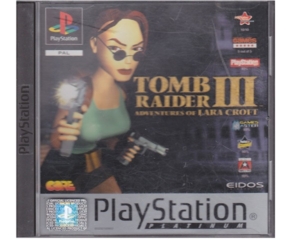 Tomb Raider 3 u. manual (platinum) (PS1)