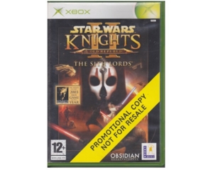 Star Wars Knights II : The Sith Lords (promotional copy) (Xbox)