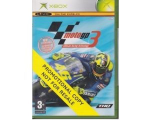 Motogp 3 u. manual (promotinal copy) (Xbox)