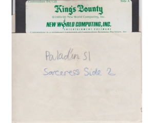 King's Bounty (disk) kun disk (Commodore 64)