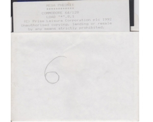 Mega Pheonix (disk) kun disk (Commodore 64)