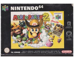 Mario Party 2 m. kasse og manual (N64)