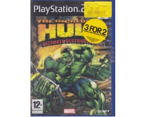 Hulk, The Incredible : Ultimate Destruction u. manual (PS2)