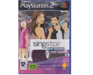 Singstar : Boy Bands vs Girl Bands u. manual (PS2)
