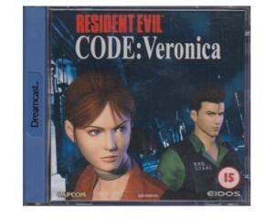 Resident Evil : Code Veronica m. kasse og manual (Dreamcast)