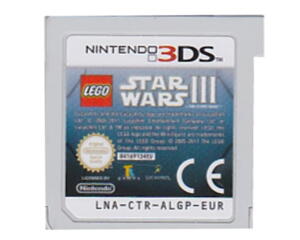 Lego Star Wars III u. kasse og manual (3DS)