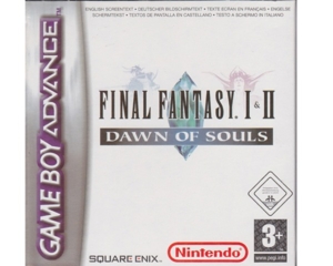 Final Fantasy I & II : Dawn of Souls m. kasse og manual (GBA)