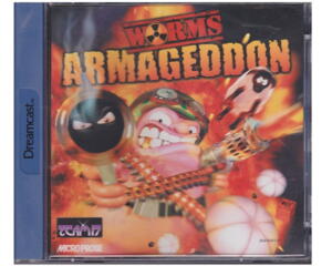 Worms Armageddeon m. kasse og manual (Dreamcast)