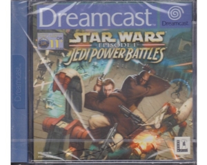 Star Wars Episode 1 : Jedi Power Battles m. kasse og manual (Dreamcast)