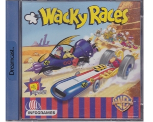 Wacky Races m. kasse og manual  (Dreamcast)