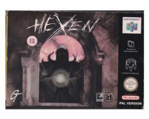 Hexen m. kasse (misfarvet) og manual (N64)