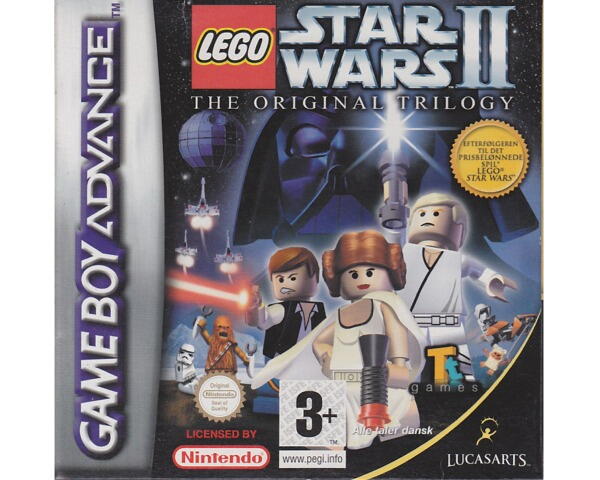 Lego Star Wars II : The Original m. kasse og manual (GBA) hos Bozz