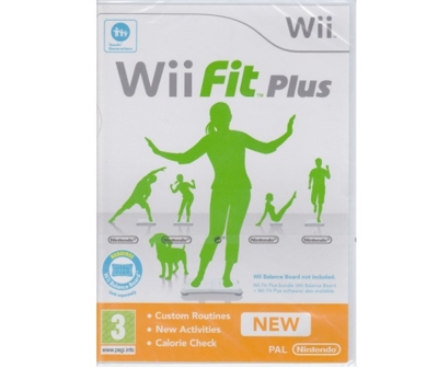 Wii Fit Plus (forseglet) (Wii)