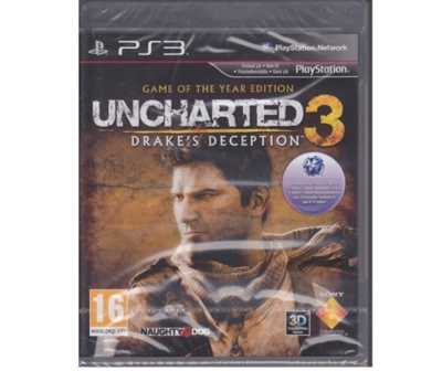 UnCharted 3 : Drake´s Deception (Game of the Year Edition) (forseglet) (PS3)