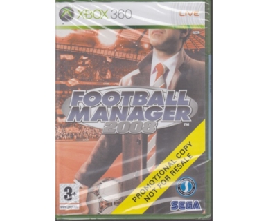 Football Manager 2008 (promo) (forseglet) (Xbox 360)