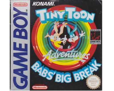 Tiny Toon Adventures : Bab's Big Break m. kasse og manual (GameBoy)