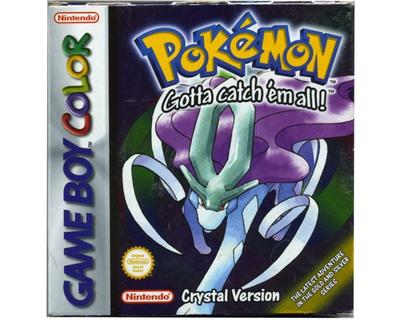 Pokemon Crystal (GBC) m. kasse og manual