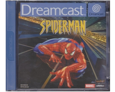Spider-Man m. kasse og manual (Dreamcast)