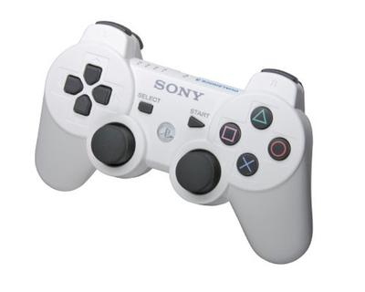 PS3 Controller 6 Axis trådløs / Dualshock (hvid)