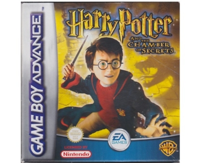 Harry Potter and the Chamber of Secrets m. kasse og manual (GBA)