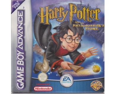 Harry Potter and the Philosopher's Stone m. kasse og manual (GBA)