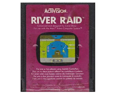 River Raid (Atari 2600) (dårlig label)