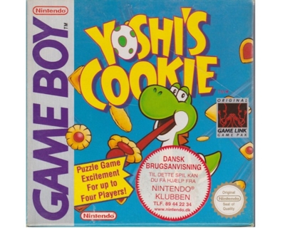Yoshi's Cookie m. kasse og manual (GameBoy)
