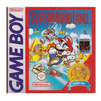 Super Mario Land (noe) (classic) m. kasse og manual (GameBoy)