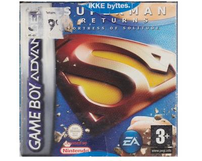 Superman Returns m. kasse og manual (GBA)