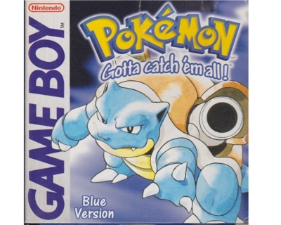 Pokemon Blue m. kasse (GameBoy)