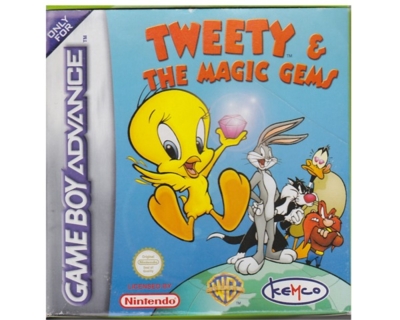 Tweety & The Magic Gems m. kasse og manual  (GBA)
