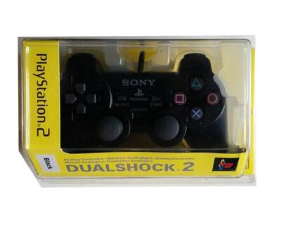 PS2 Joypad (sort) (orig) (ubrugt)