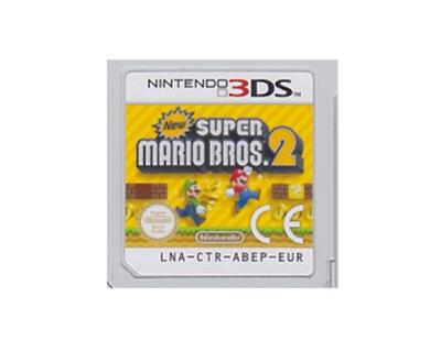 New Super Mario Bros. 2 u. kasse og manual (3DS)