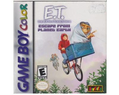 E.T. Escape from Earth m. kasse og manual  (GBC) 