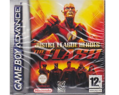 Justice League Heroes : The Flash m. kasse og manual (GBA)